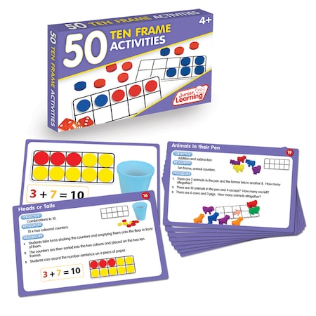 Junior Learning Junior Learning 50 Ten Frame Activities 321